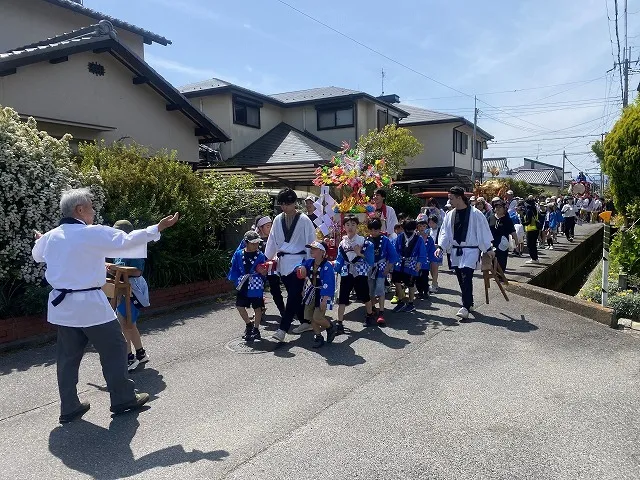 滋賀オートライフハノ　2025年（令和7年）町内の神輿