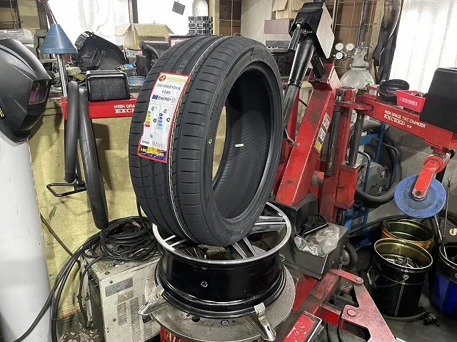 滋賀オートライフハノ　輸入車「ベンツAクラス」(W176)のタイヤ交換4本(18インチ)