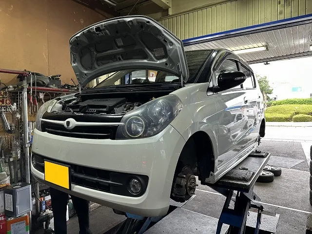 滋賀オートライフハノ　ダイハツ「ミラ カスタム」(L275S)の車検＆整備とブーツ交換