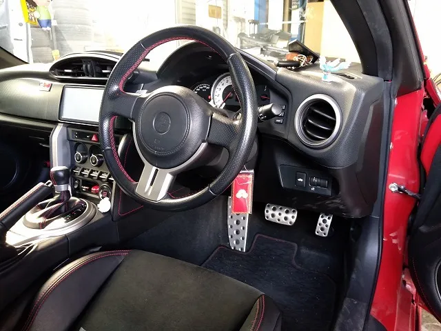 滋賀オートライフハノ トヨタ「86」(ZN6)の電動パワステ異音修理(コトコト音)