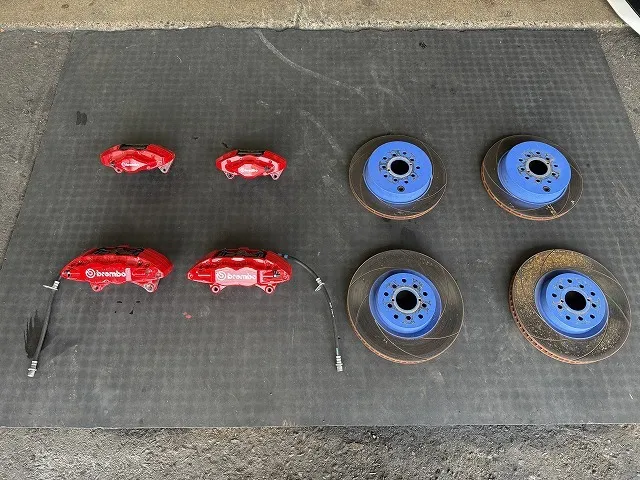 滋賀オートライフハノ トヨタ「GR86」(ZN8)の持込ブレンボキャリパー&ローター交換(純正オプション)