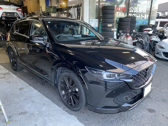 滋賀オートライフハノ　マツダ「CX-5」(KF2P)のダウンサス取付（オートエグゼ製）