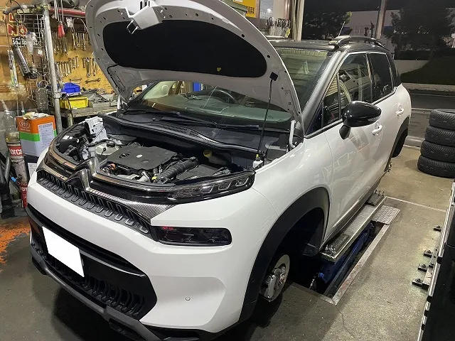 滋賀オートライフハノ　輸入車「シトロエン」の持込オールシーズンタイヤ交換4本（17インチ）