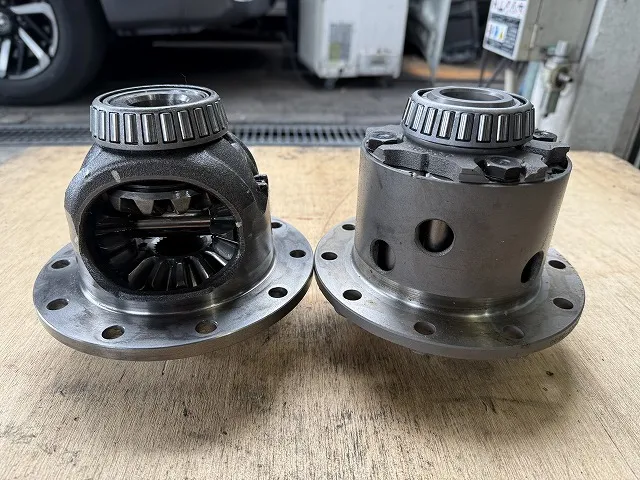 滋賀オートライフハノ トヨタ「ハイエース」(200系)の86用トルセンLSD交換(部品持ち込み)