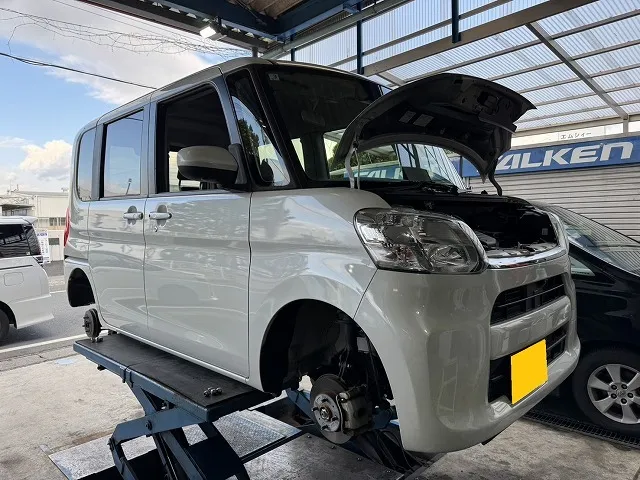 滋賀オートライフハノ　ダイハツ「タント」(LA600S)の車検＆整備とオイル交換