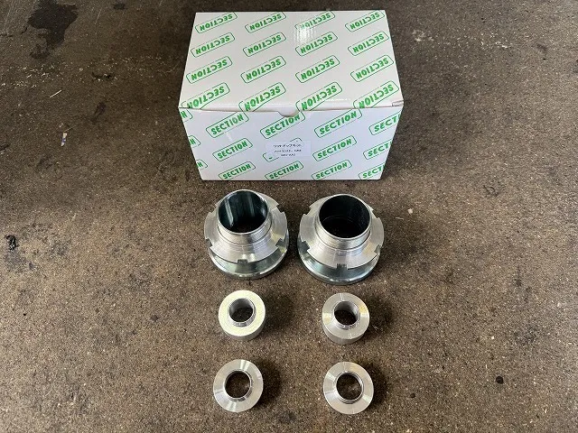 滋賀オートライフハノ ホンダ「フリード クロスター」(GT系)のリフトアップキット取付(セクション製)※フィット用(GR系)流用