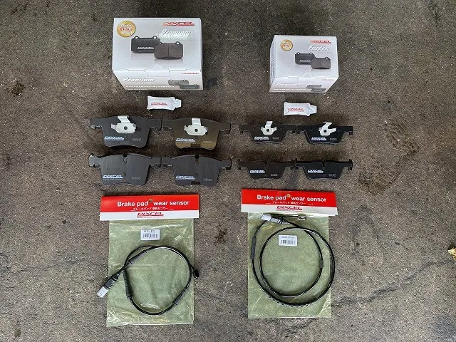 滋賀オートライフハノ　輸入車「BMW 420i」の前後ブレーキパッド交換(ディクセル プレミアムパッド)