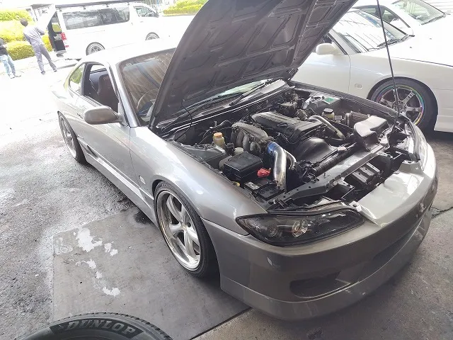 滋賀オートライフハノ　日産「シルビア」(S15)のイグニッションコイル交換（IPコイル）
