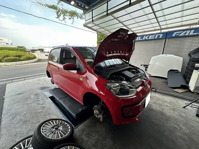 滋賀オートライフハノ　輸入車「ＶＷアップ」の車検＆整備とオイル交換