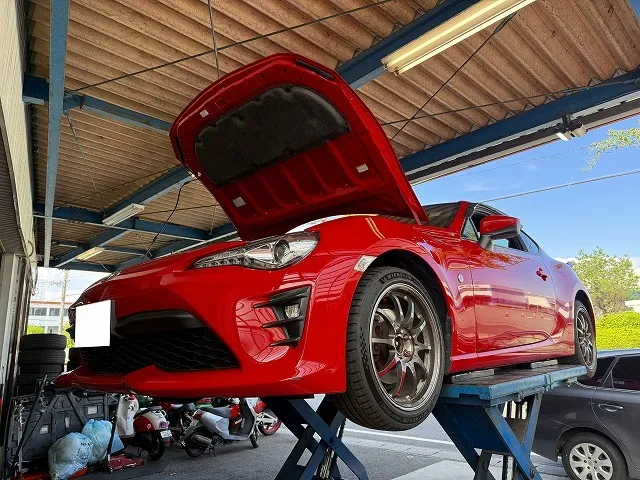 滋賀オートライフハノ トヨタ「86」(ZN6)のクラッチオーバーホール ※ORC 409D